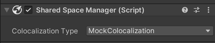 Mock colocalization in SharedSpaceManager