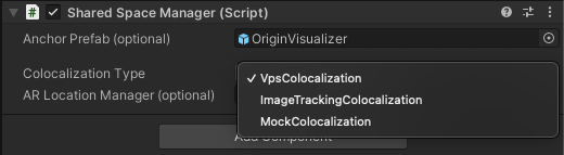 Selecting colocalization type