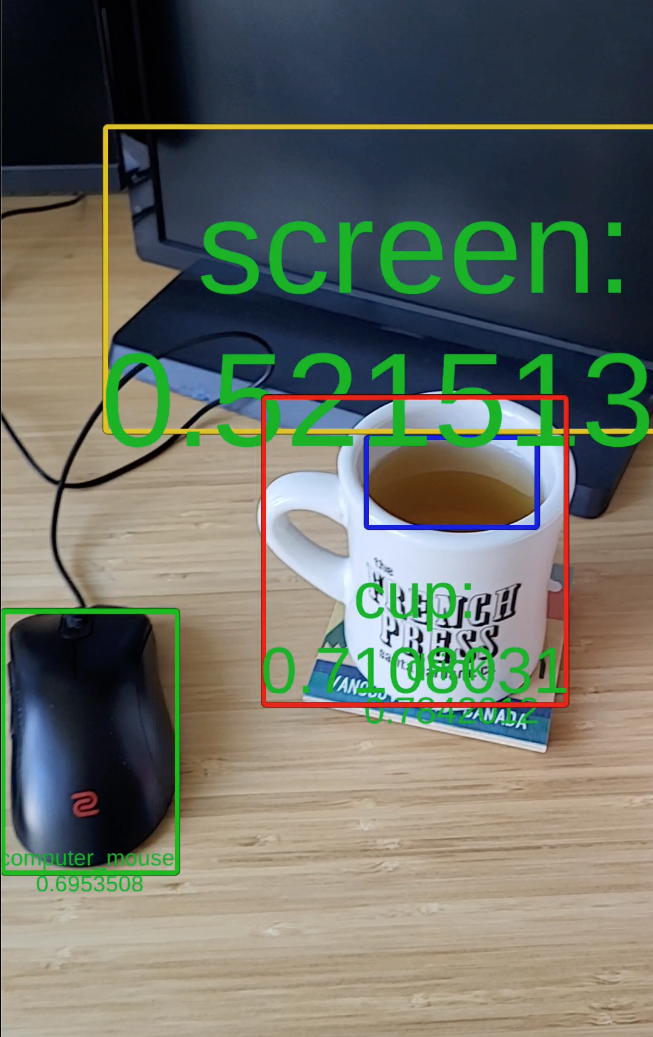 An example of object detection in action