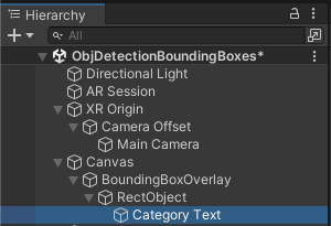 Category Text in the hierarchy