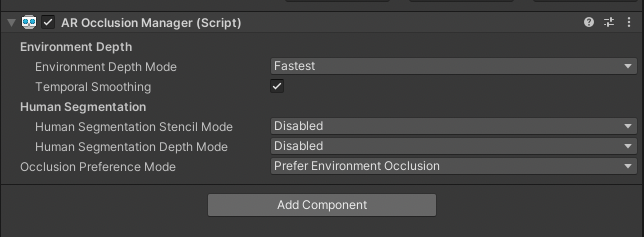 AR Occlusion Manager